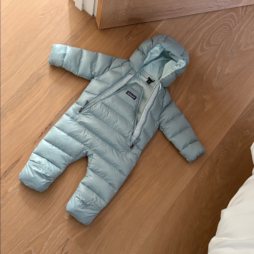 Patagonia Baby Snowsuit in Soft Blue